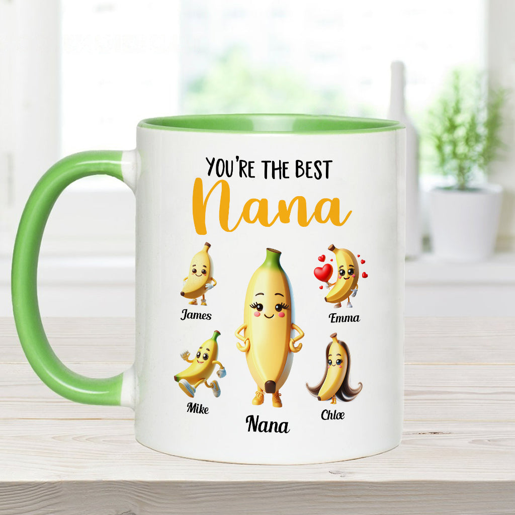 Beste Oma aller Zeiten - Personalisierte Tasse mit Oma-Akzent