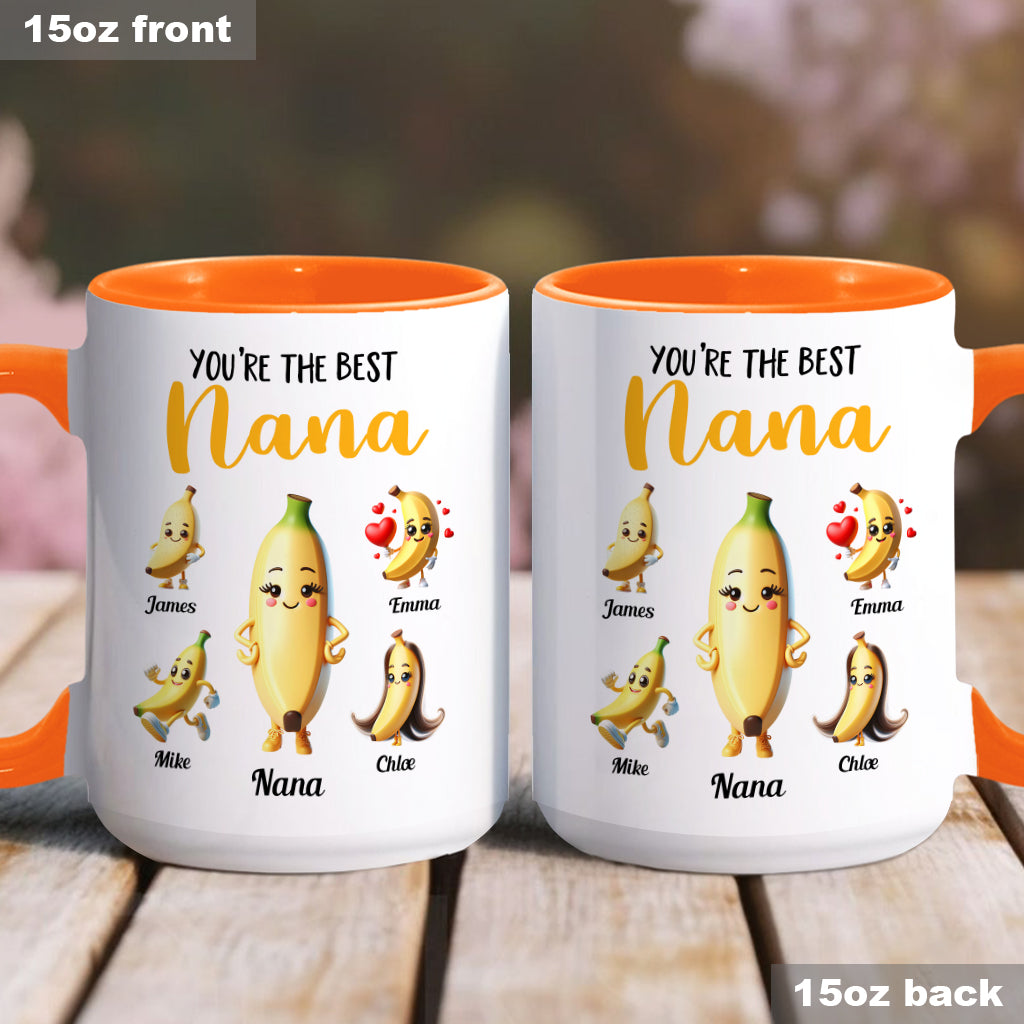 Beste Oma aller Zeiten - Personalisierte Tasse mit Oma-Akzent