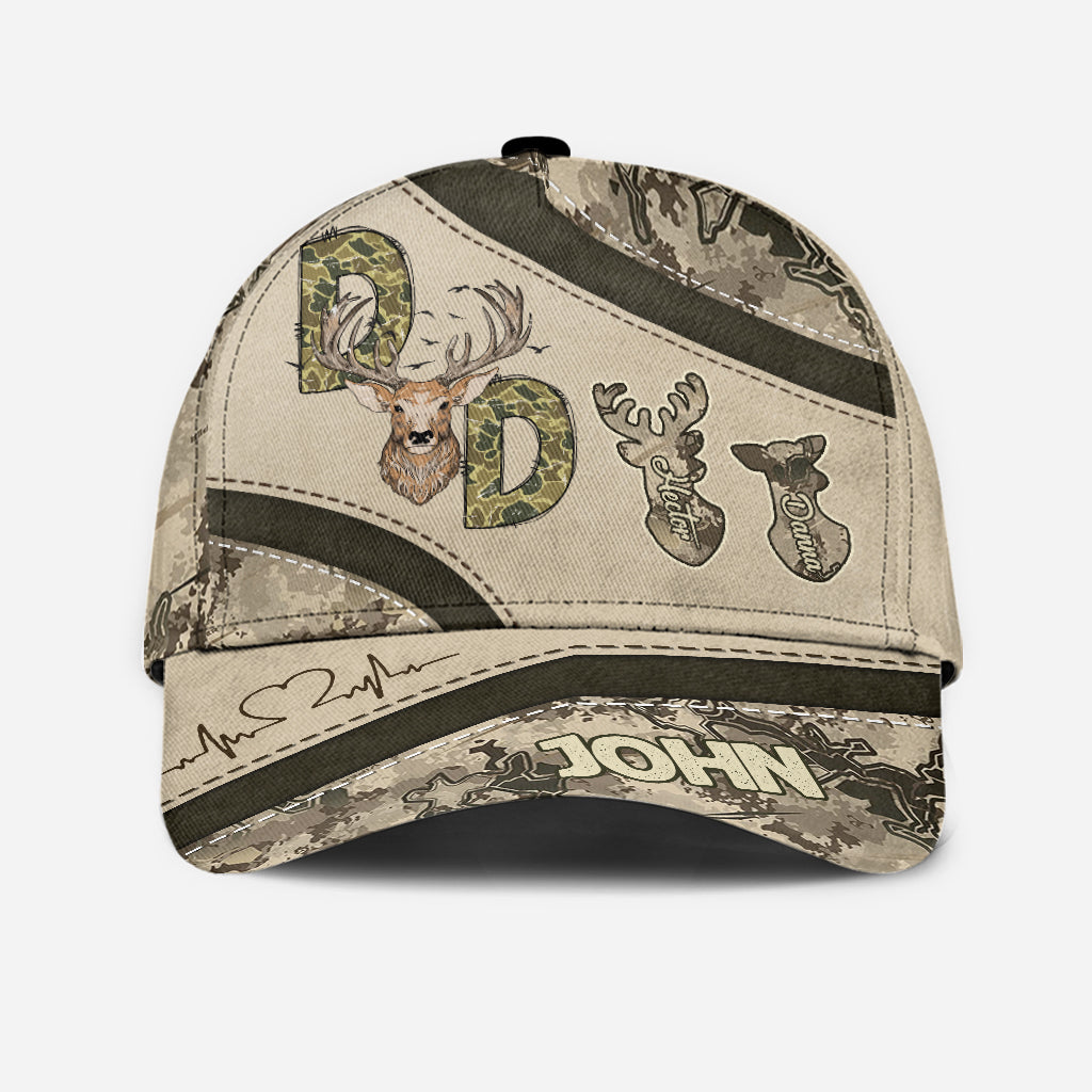 Jäger-Papa-Hirschjagd - Personalisierte klassische Jagdkappe