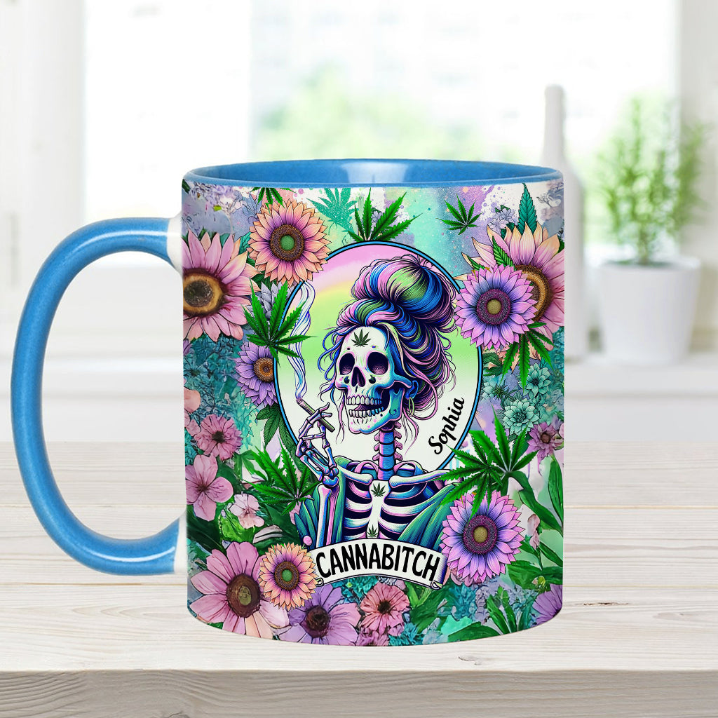 Cannabitch - Personalized Weed Accent Mug