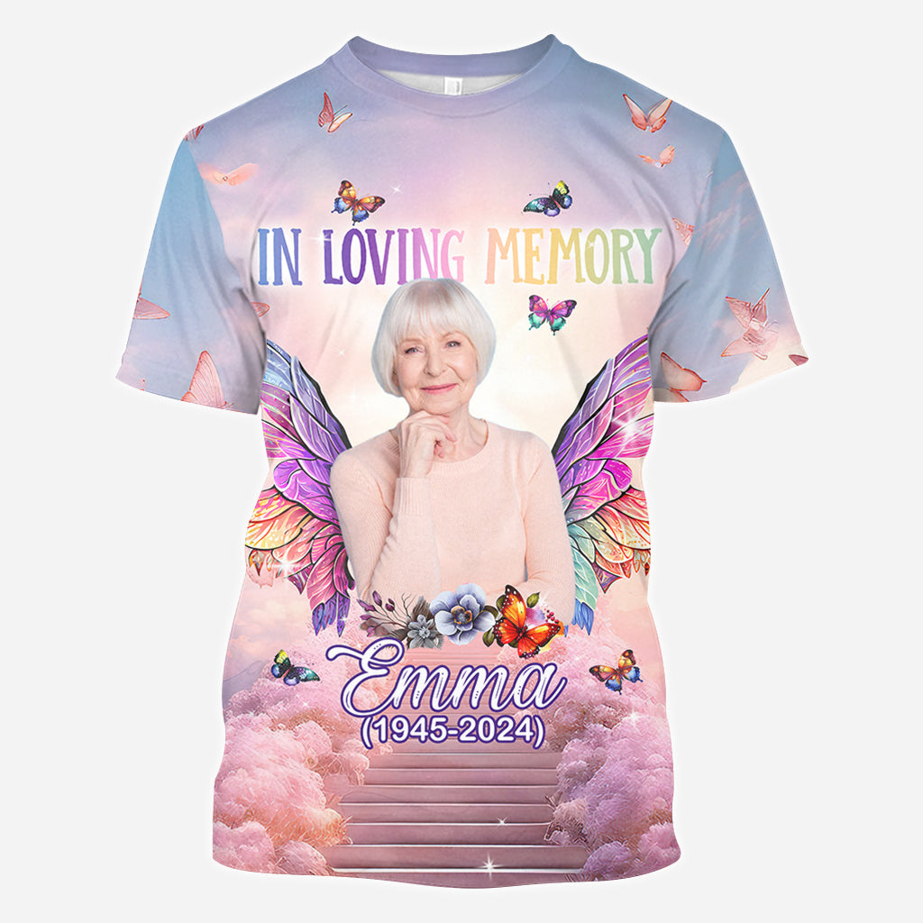 In Loving Memory - Personalized Memorial All Over Shirt