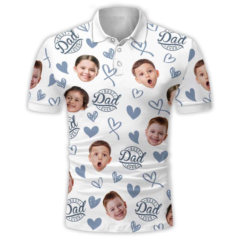 Der beste Papa aller Zeiten – personalisiertes Poloshirt für Väter