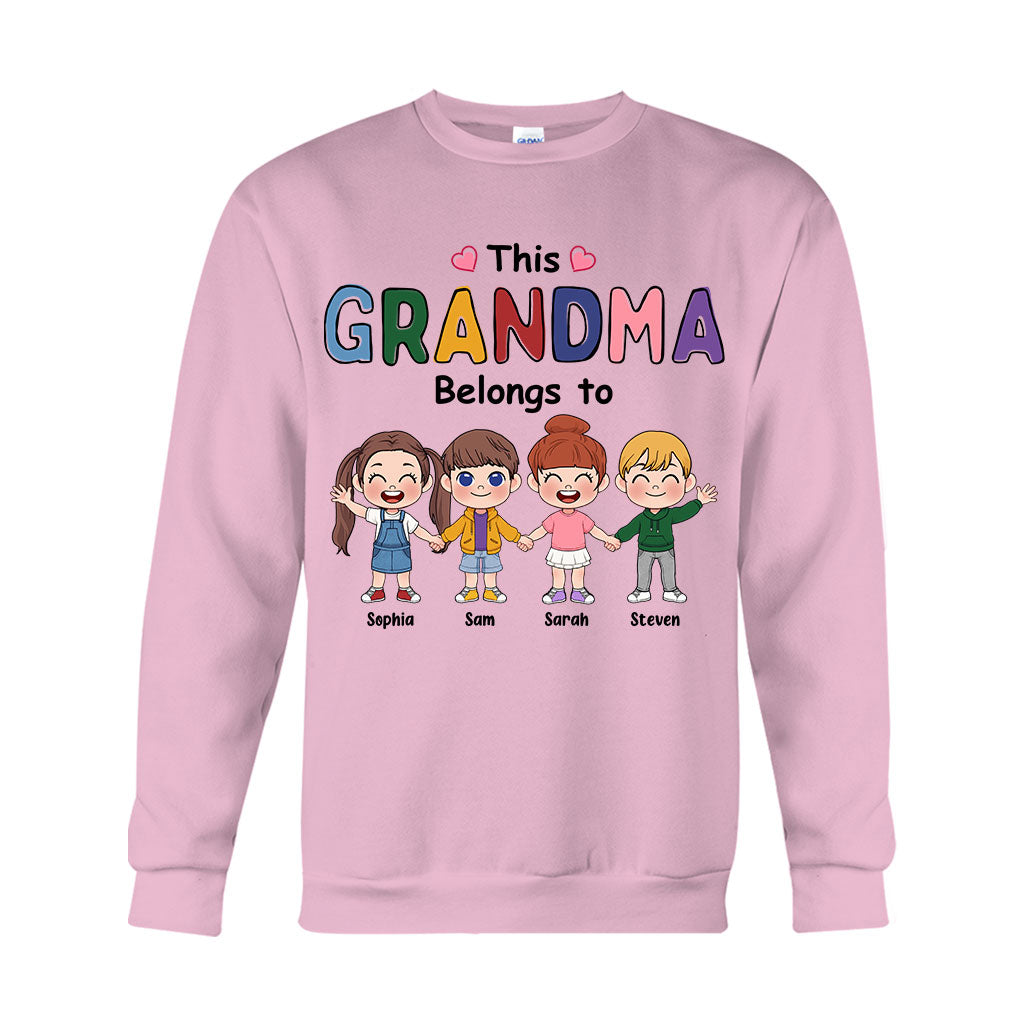 Dieses Oma-Shirt gehört zu – personalisiertes Oma-T-Shirt und Hoodie
