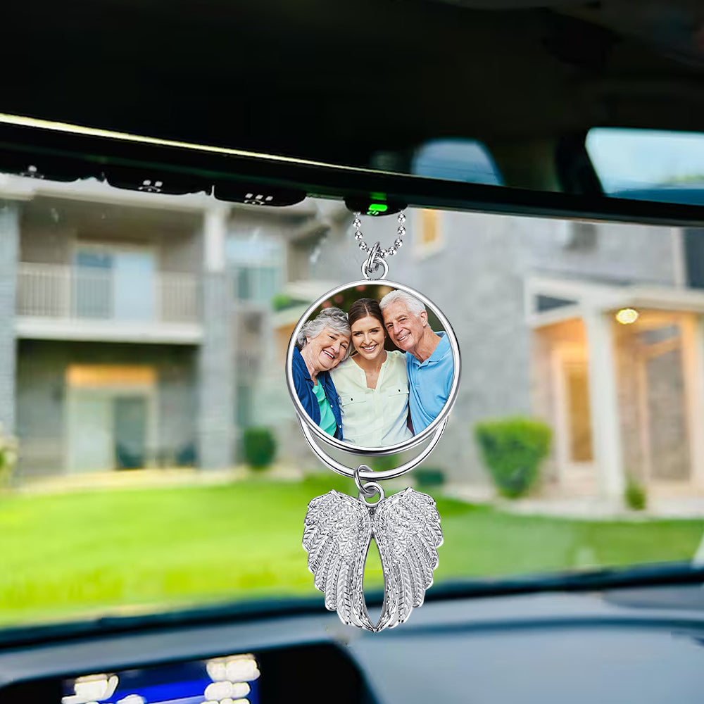 Meine Gedanken sprechen noch immer zu dir – Personalisierte Gedenkflügel-Anhänger