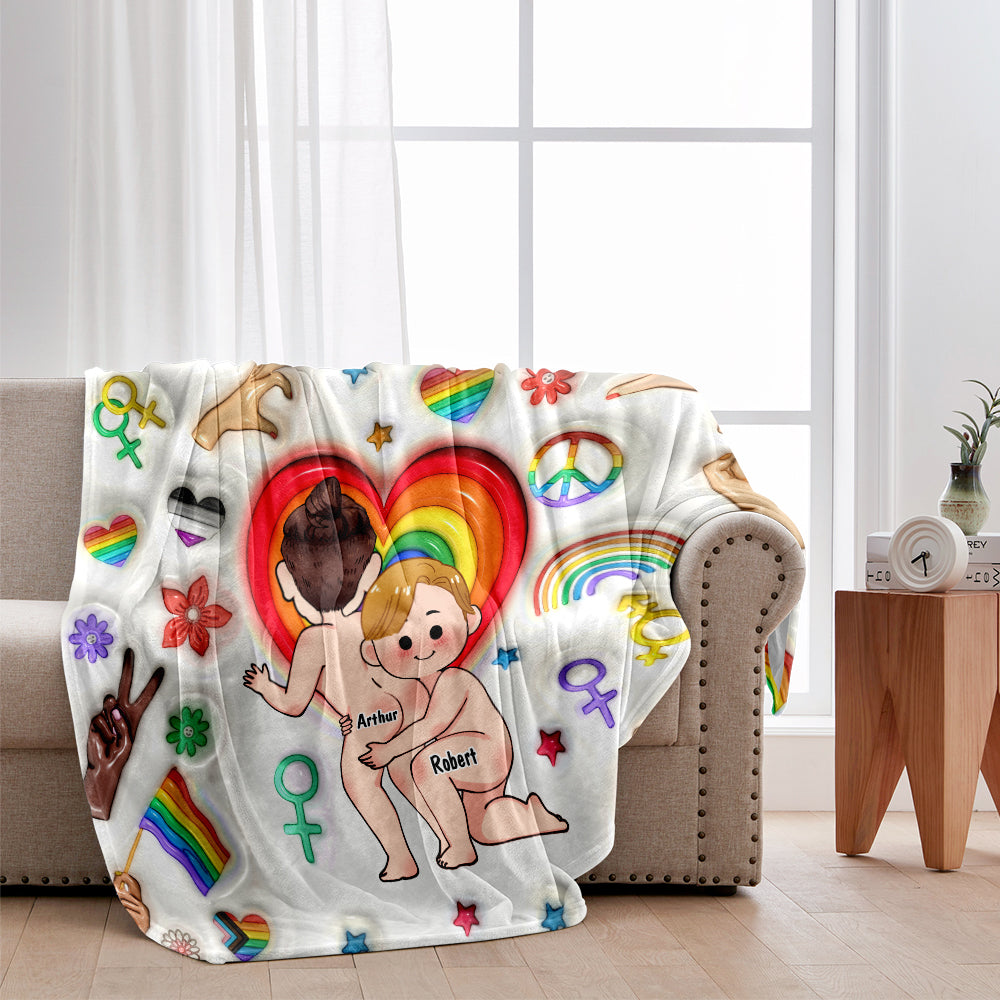 Partner in Crime – Personalisierte LGBT-Unterstützungsdecke