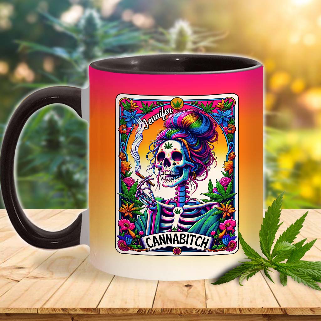 Cannab*tch - Personalized Weed Accent Mug