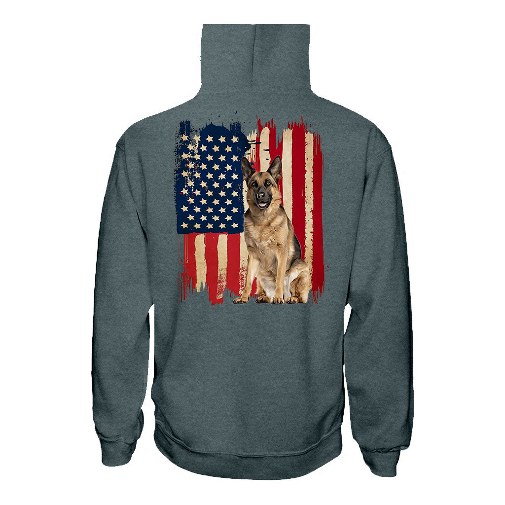Welpenflagge – Personalisiertes Hunde-T-Shirt und Hoodie