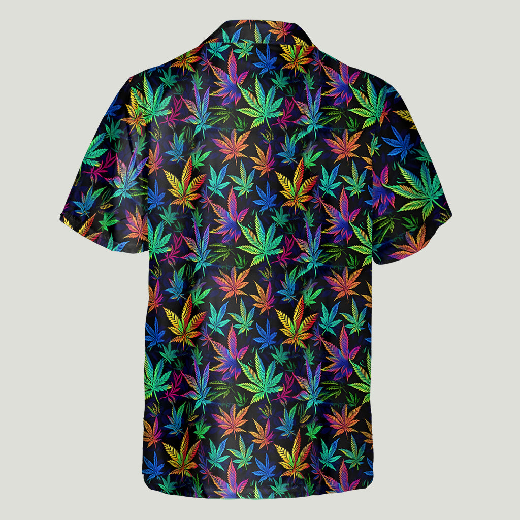 Buntes 420 - Personalisiertes Weed-Hawaiihemd