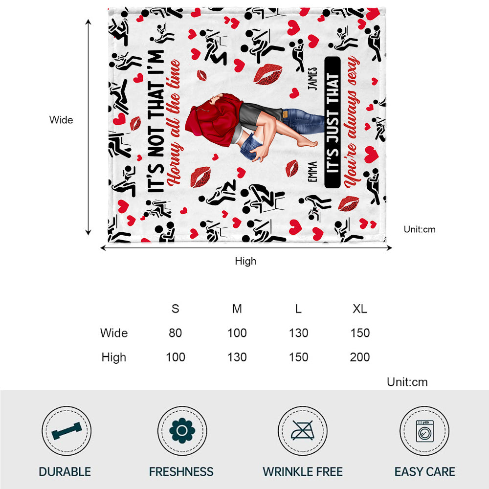 Es ist nicht so, dass ich ständig geil bin – personalisierte Pärchendecke