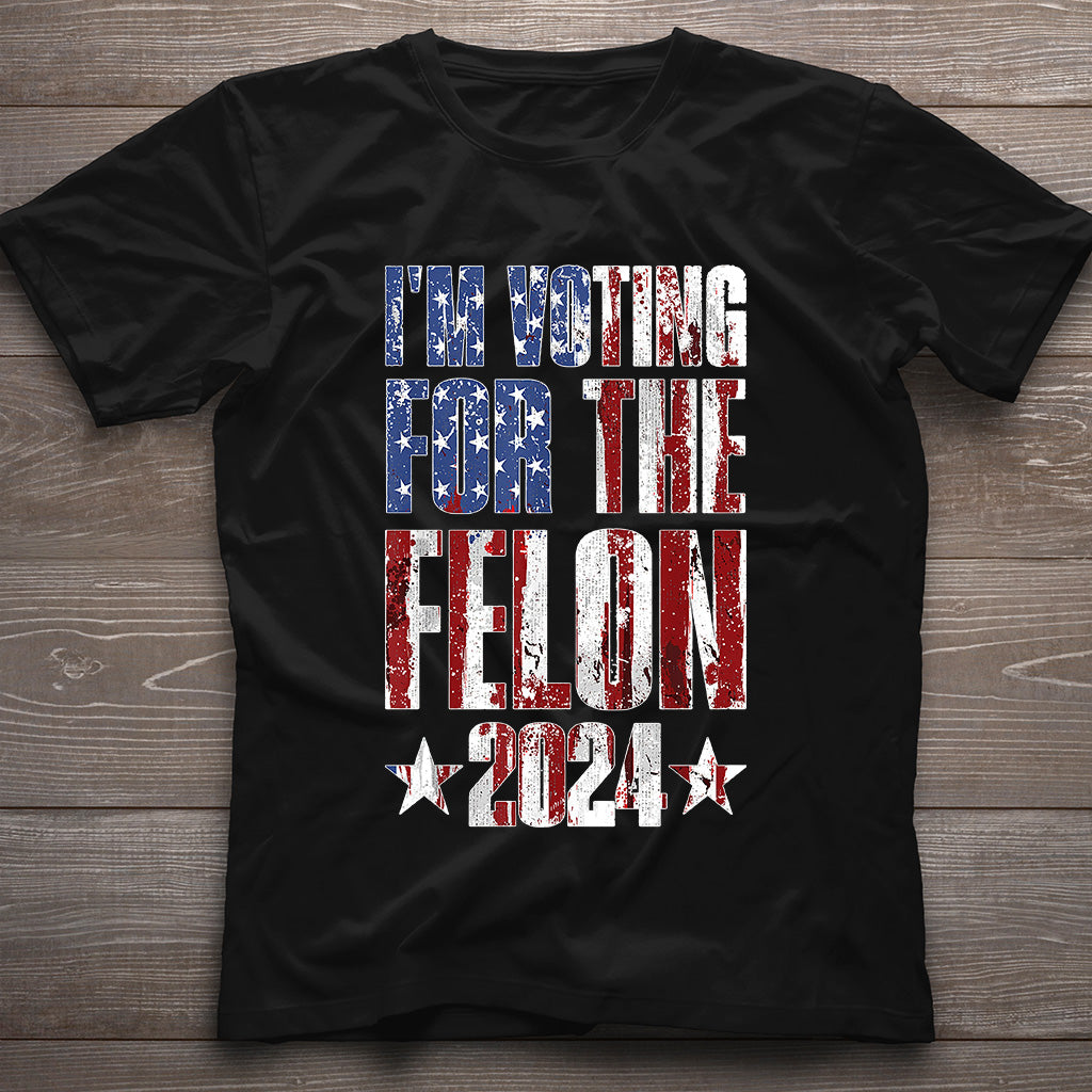 Ich wähle die FeI0n T-Shirt, Amerikanisches 2024-Shirt, Lustiges Unabhängigkeitstags-T-Shirt
