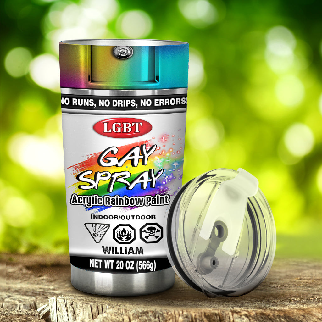 Gay Spray – Personalisierter LGBT-Unterstützungsbecher