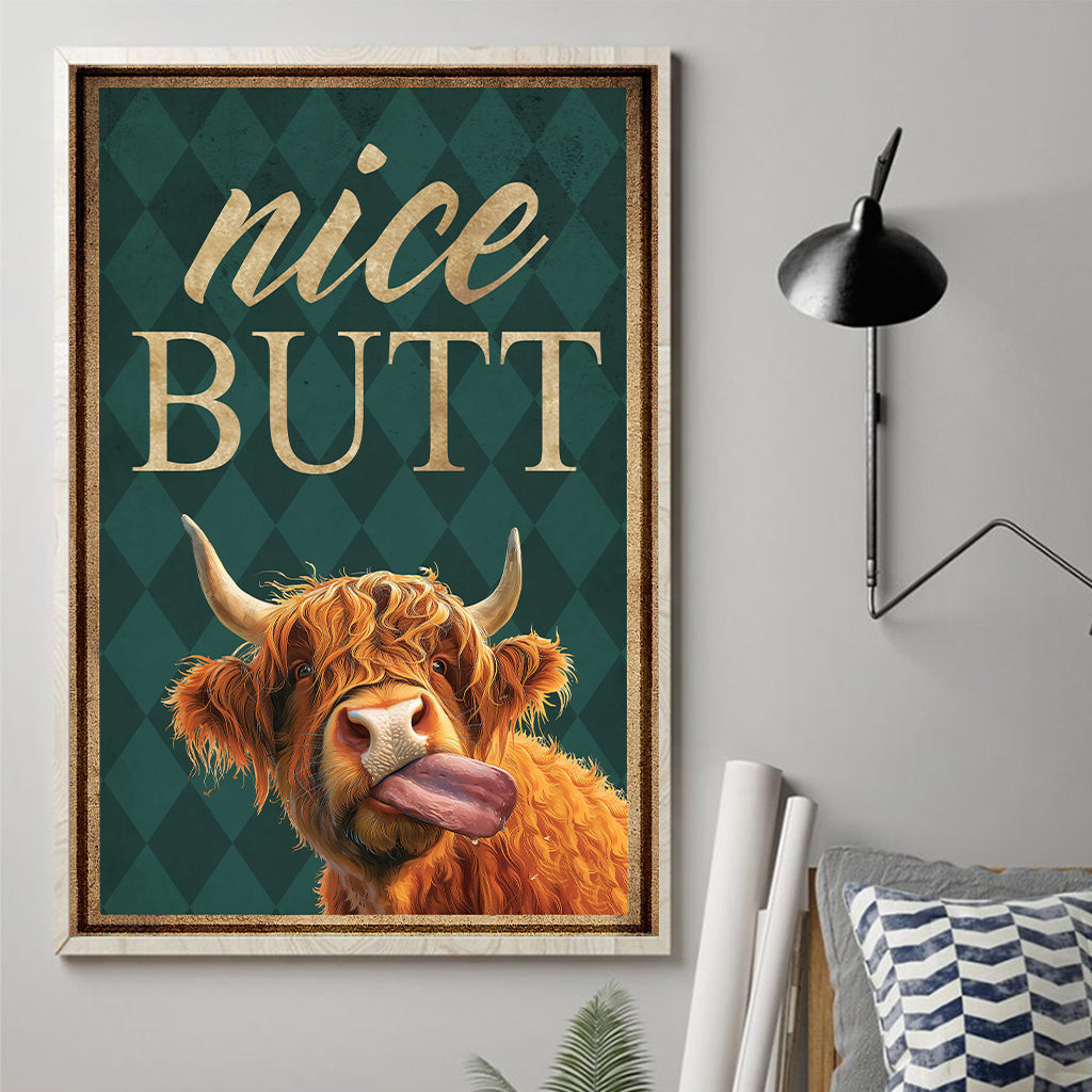 Nice Butt - Personalized Canvas And Poster