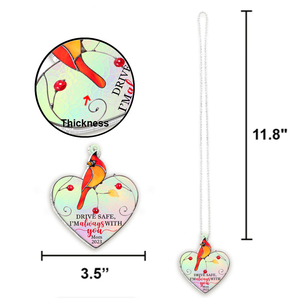 Ich bin immer bei dir – Personalisierter Gedenk-Autoanhänger