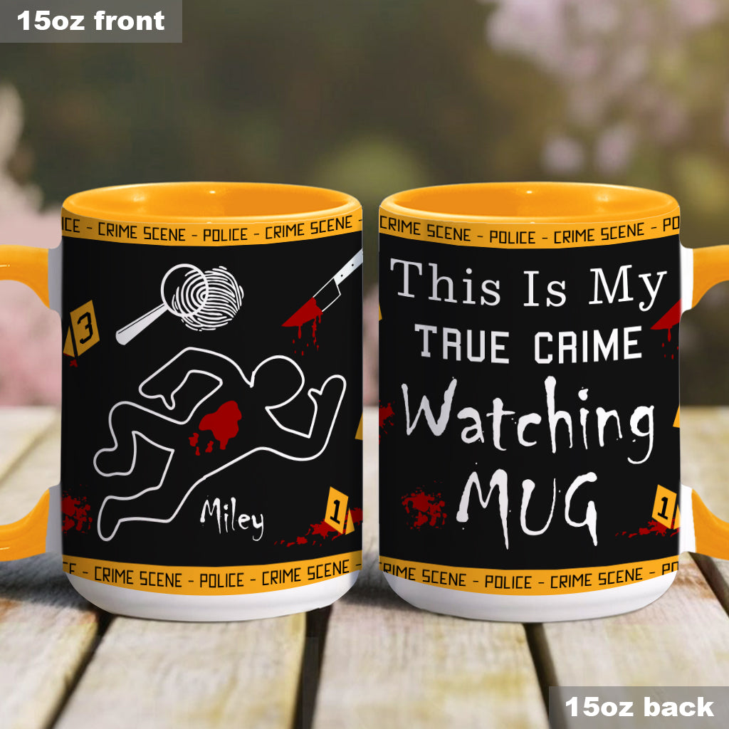 Das ist meine Tasse zum True-Crime-Schauen – personalisierte Tasse