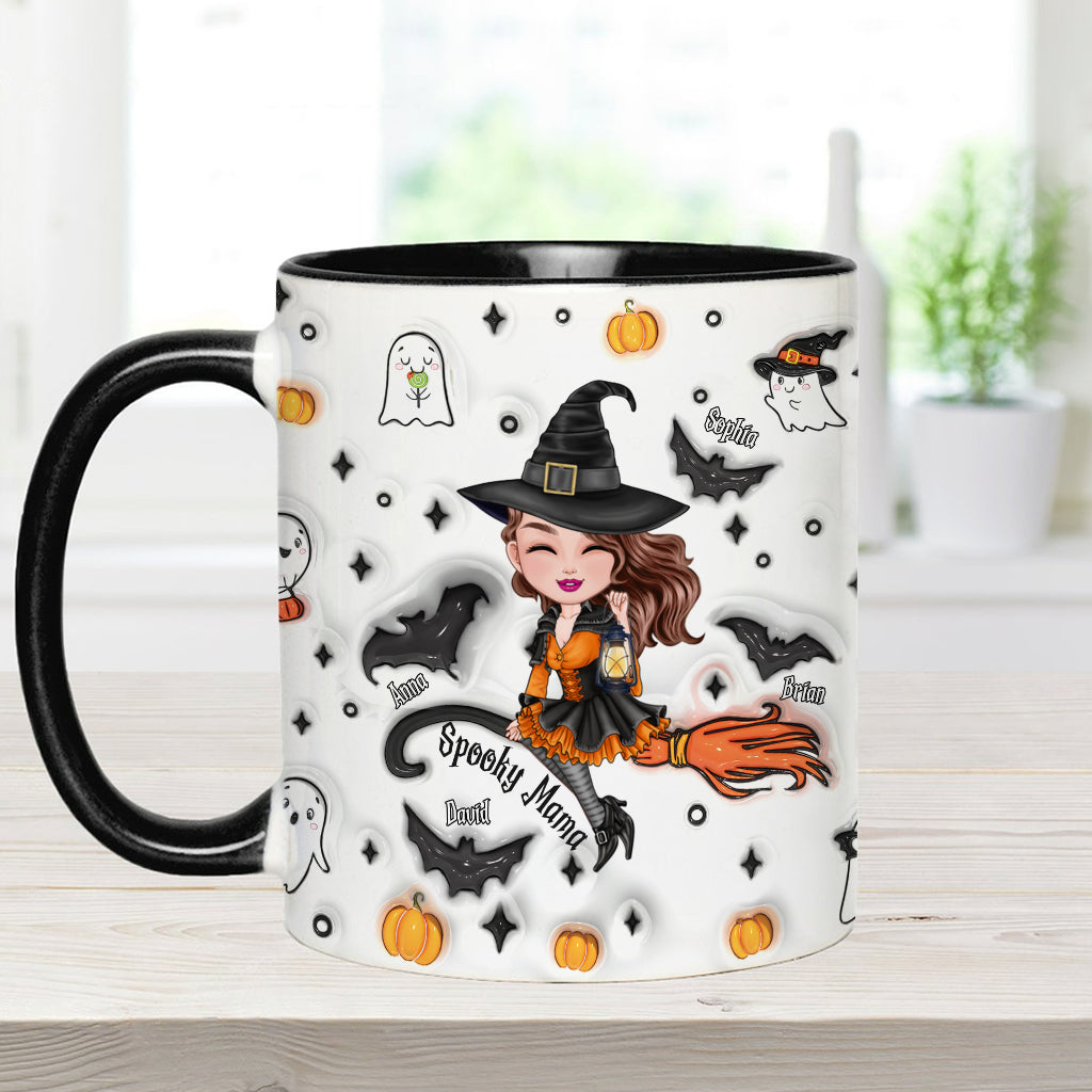 Gruselige Mama - Personalisierte Tasse mit Muttermotiv