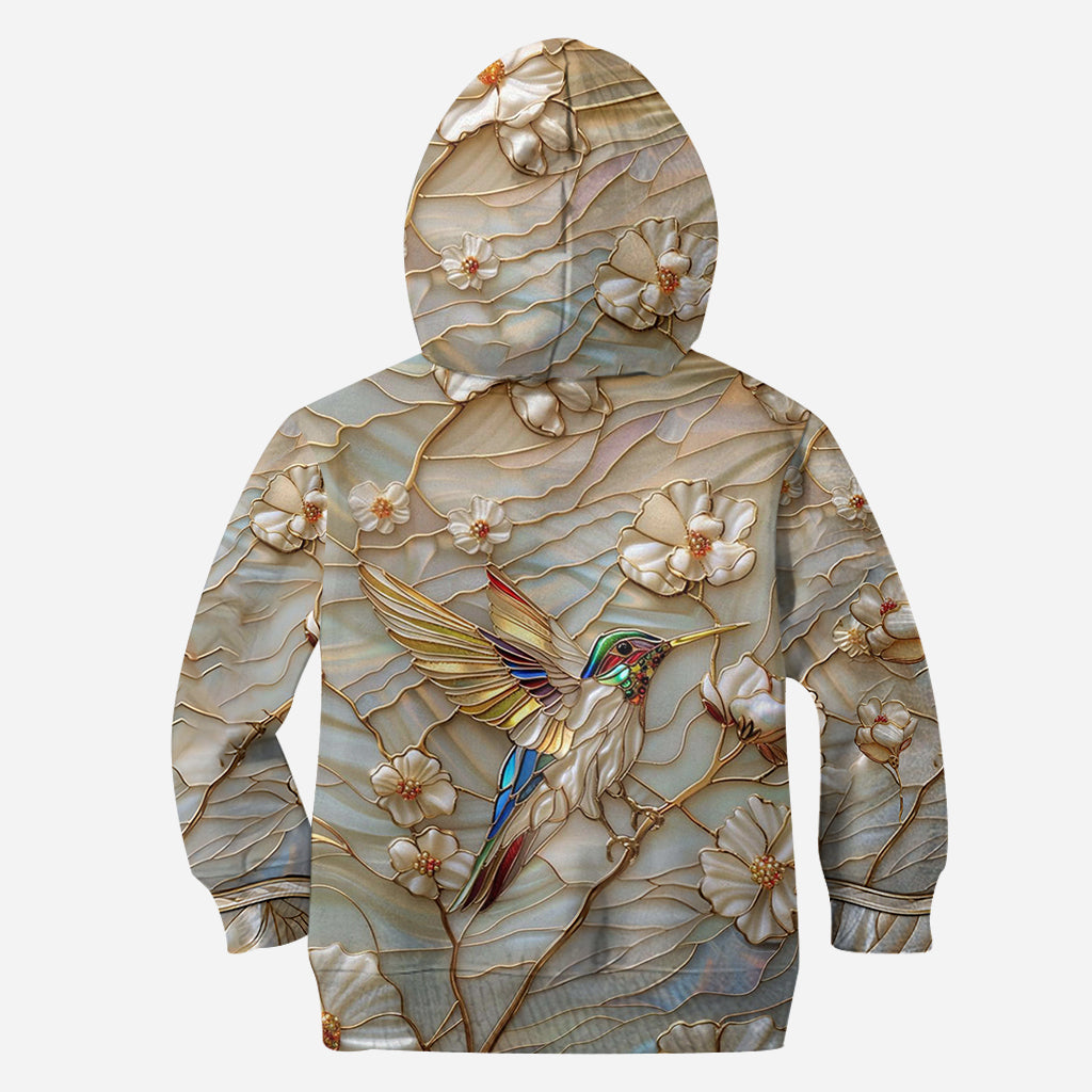 Beautiful Hummingbird - Personalized Hummingbird Hoodie and Leggings