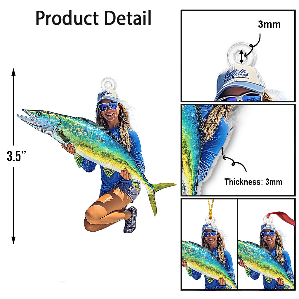 Individuell gestalteter Schmuck mit Foto – Personalisierter Angelschmuck in Sonderform