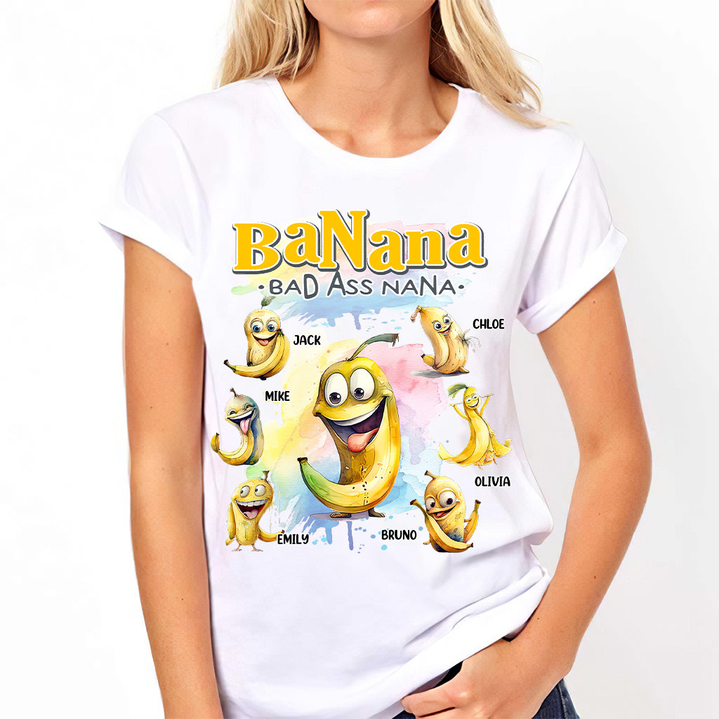 Bananen-Oma – Personalisiertes Oma-T-Shirt und Hoodie