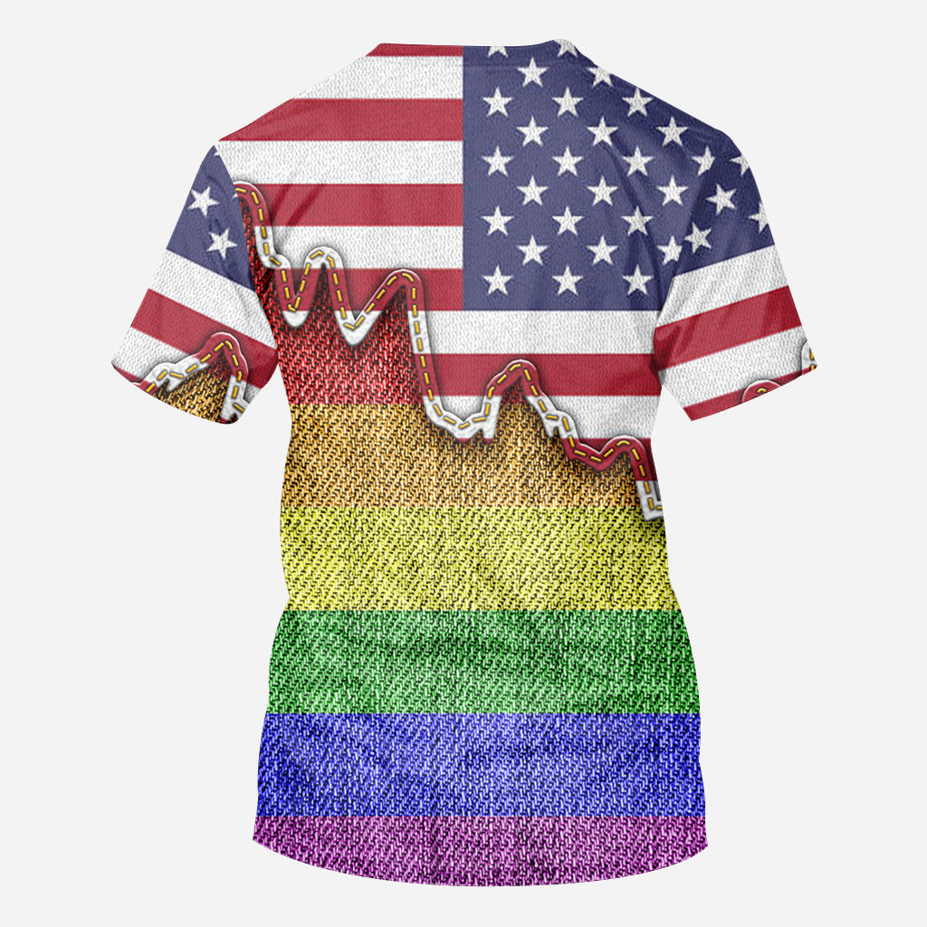 Ich bin mutig, ich bin verletzt. True Colors – personalisiertes LGBT-Unterstützungs-Shirt