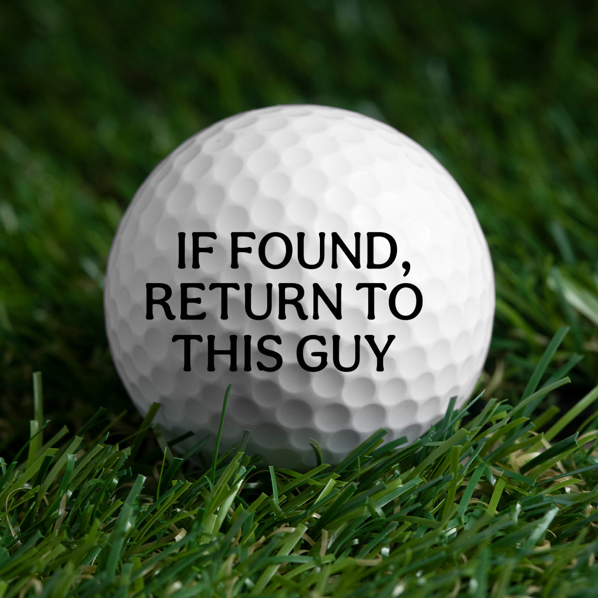 If Found Return To This Guy - Personalized Golf Golf Ball