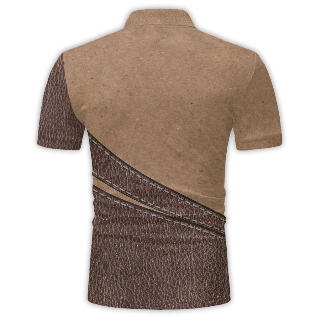 Dadsquatch - Personalisiertes Vater-Poloshirt