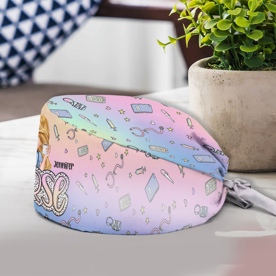 Nurse Life – Personalisierte OP-Haube für Pflegekräfte