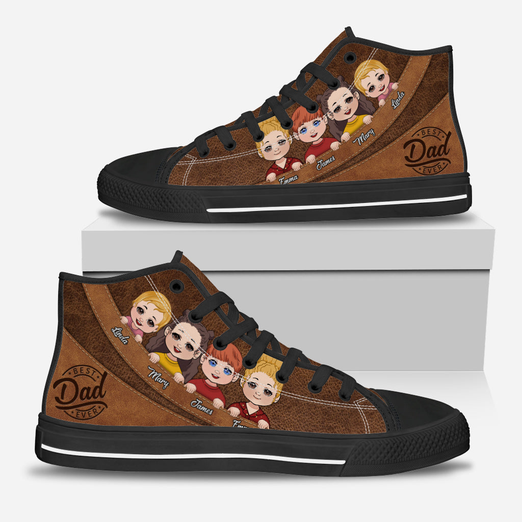 Bester Papa aller Zeiten – Personalisierte High-Top-Schuhe für Väter