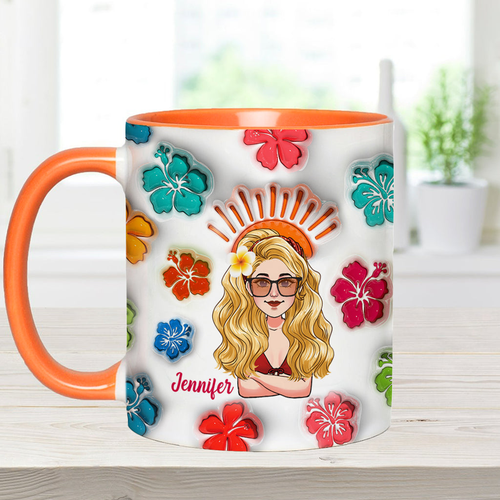 Sommerfeeling – Personalisierte Tasse für Meeresliebhaber