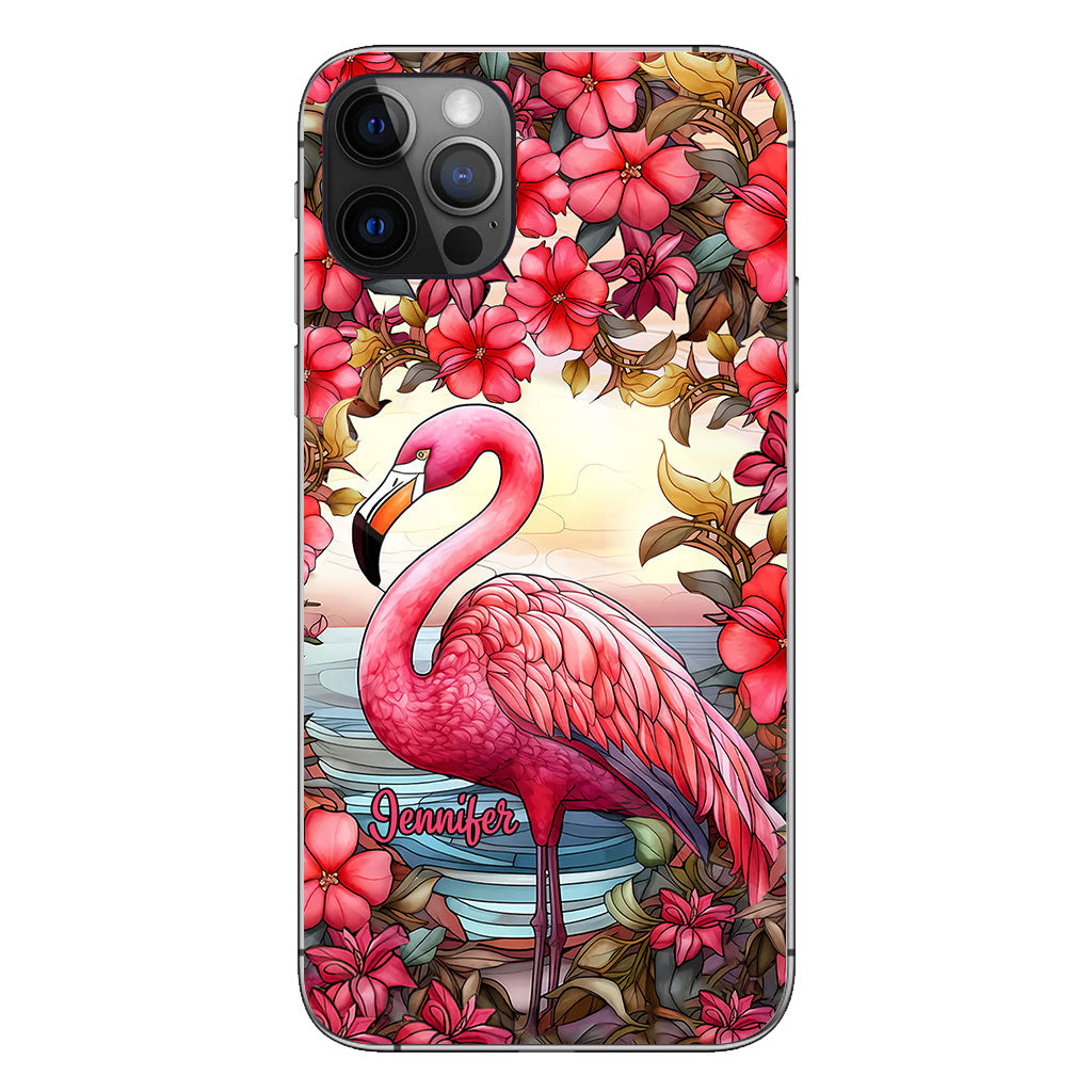 Flamingos lieben – Personalisierte Flamingo-Handyhülle
