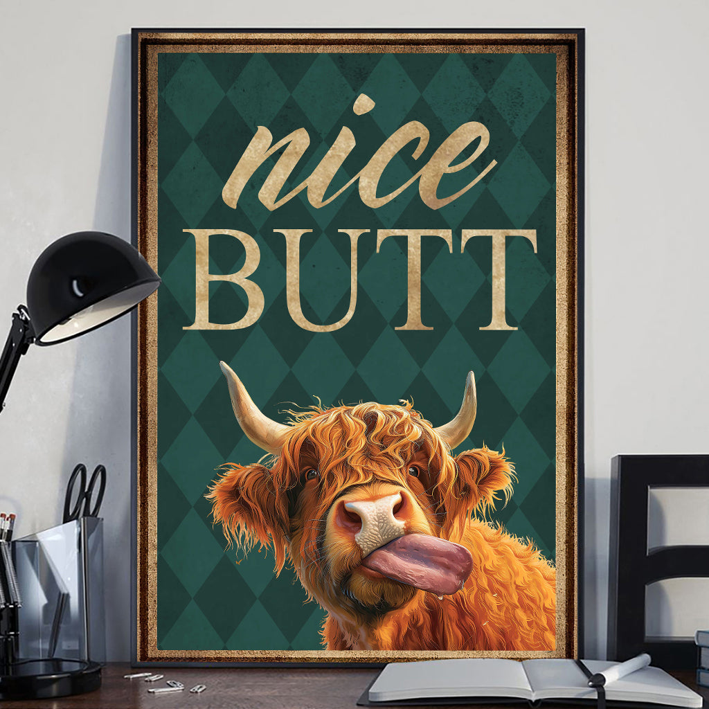 Nice Butt - Personalized Canvas And Poster
