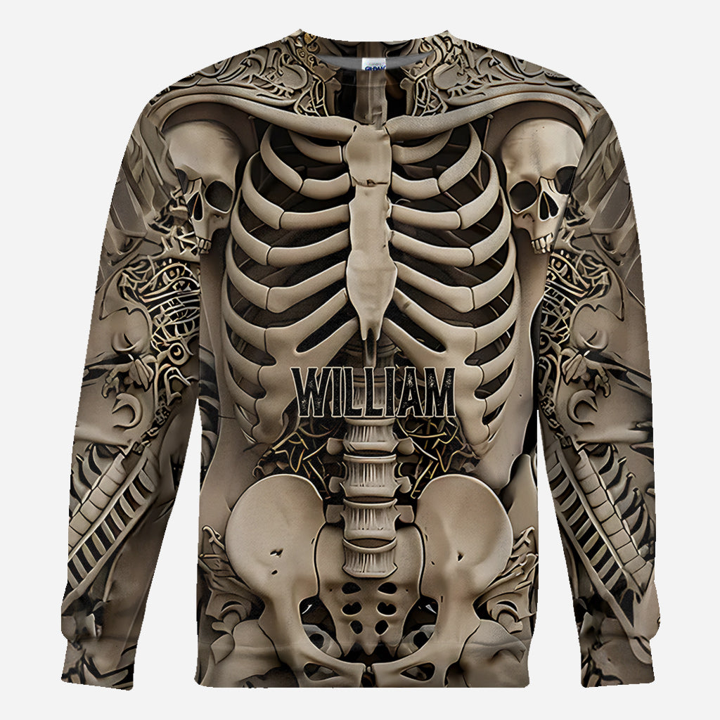 Totenköpfe lieben – Personalisiertes Totenkopf-Shirt