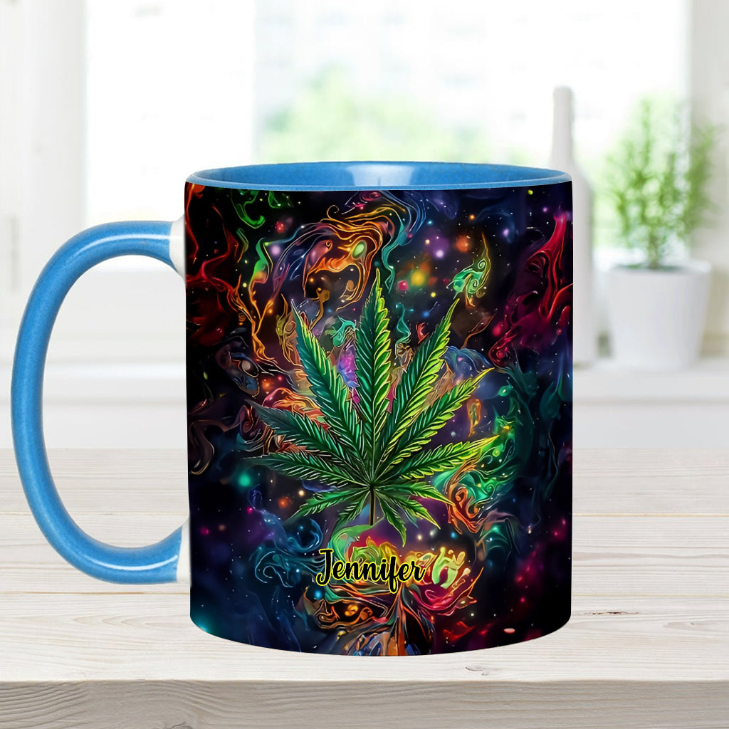 Stoner Chick - Personalized Weed Accent Mug