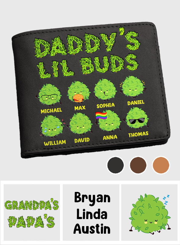 Dopest Dad Ever - Personalized Father Leather Wallet