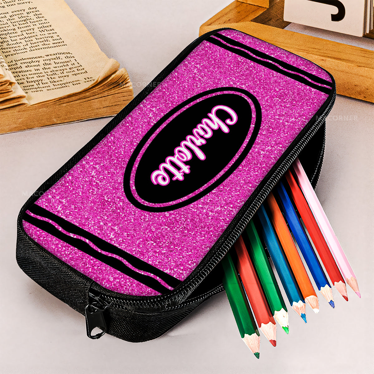 Colour Pencil - Personalized Teacher Pencil Case