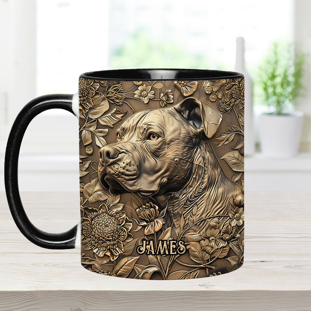 Cool Pitbull - Personalized Dog Accent Mug