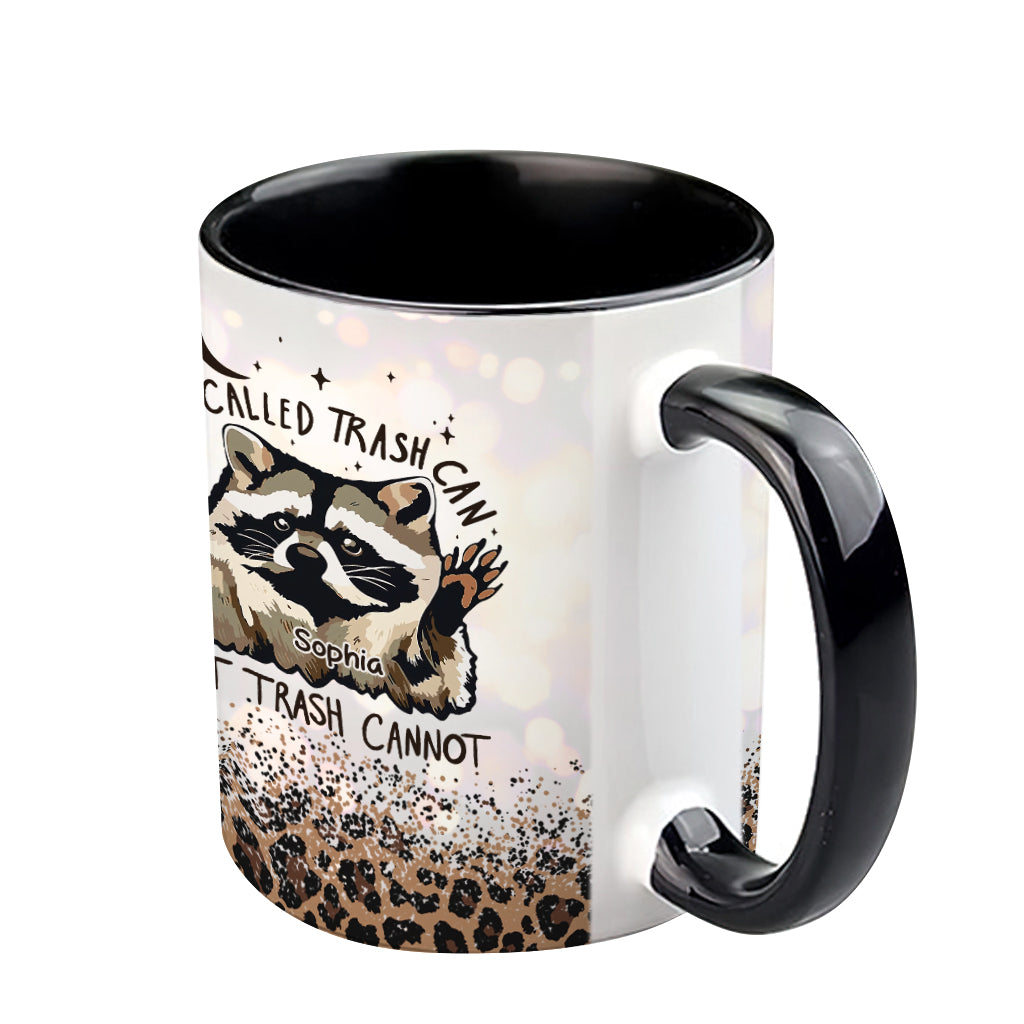 Trash Cannot - Personalized Raccoon Accent Mug
