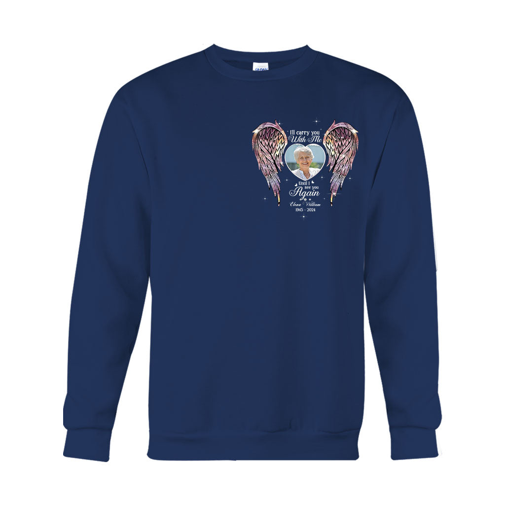 Gedenkflügel – Deine Flügel waren bereit, aber mein Herz nicht – Personalisiertes Gedenk-T-Shirt und Hoodie