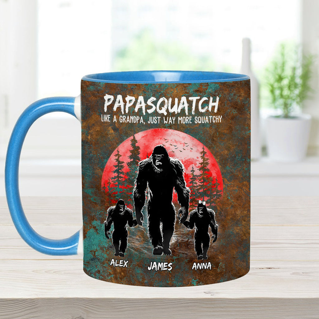 Grandpasquatch - Personalisierte Tasse mit Vater-Akzent