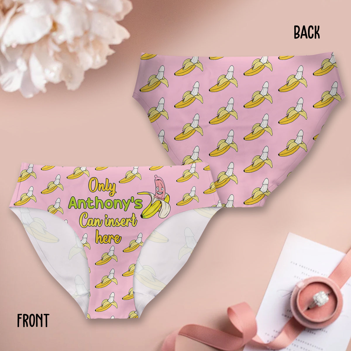 Only You – Personalisierte Damen-Pärchenslips