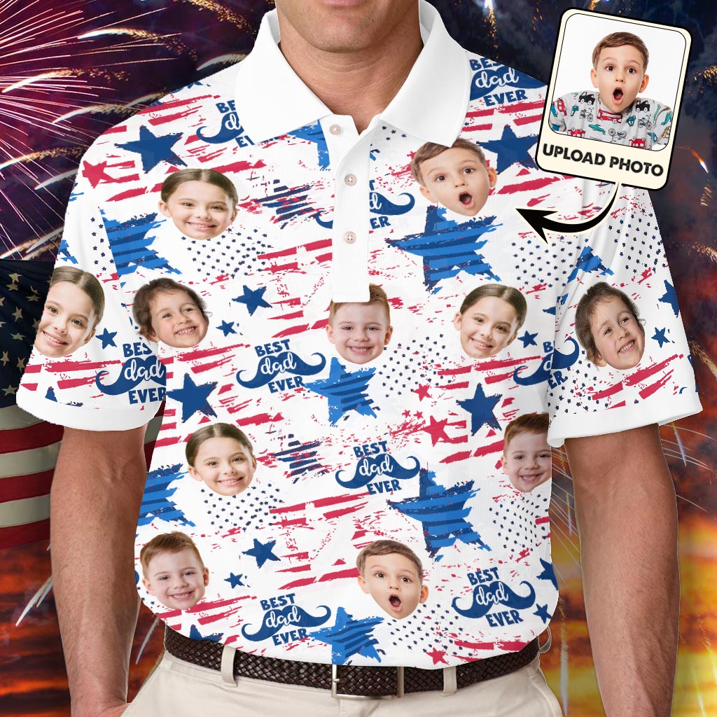 Best Dad Ever - Personalized Father Polo Shirt