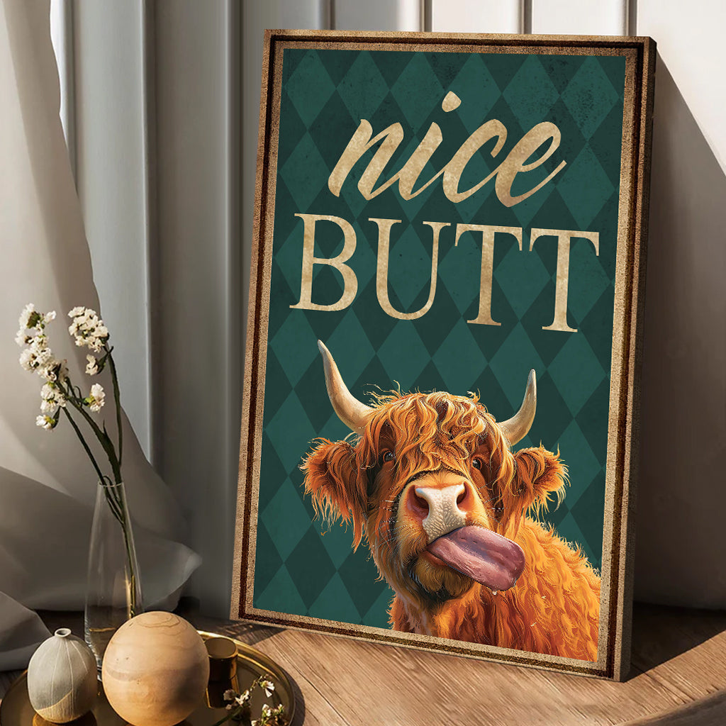 Nice Butt - Personalized Canvas And Poster
