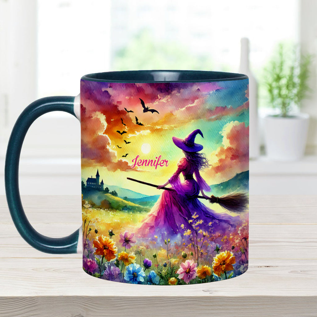 Wunderschöne Hexe – Personalisierte Tasse mit Hexenmotiv