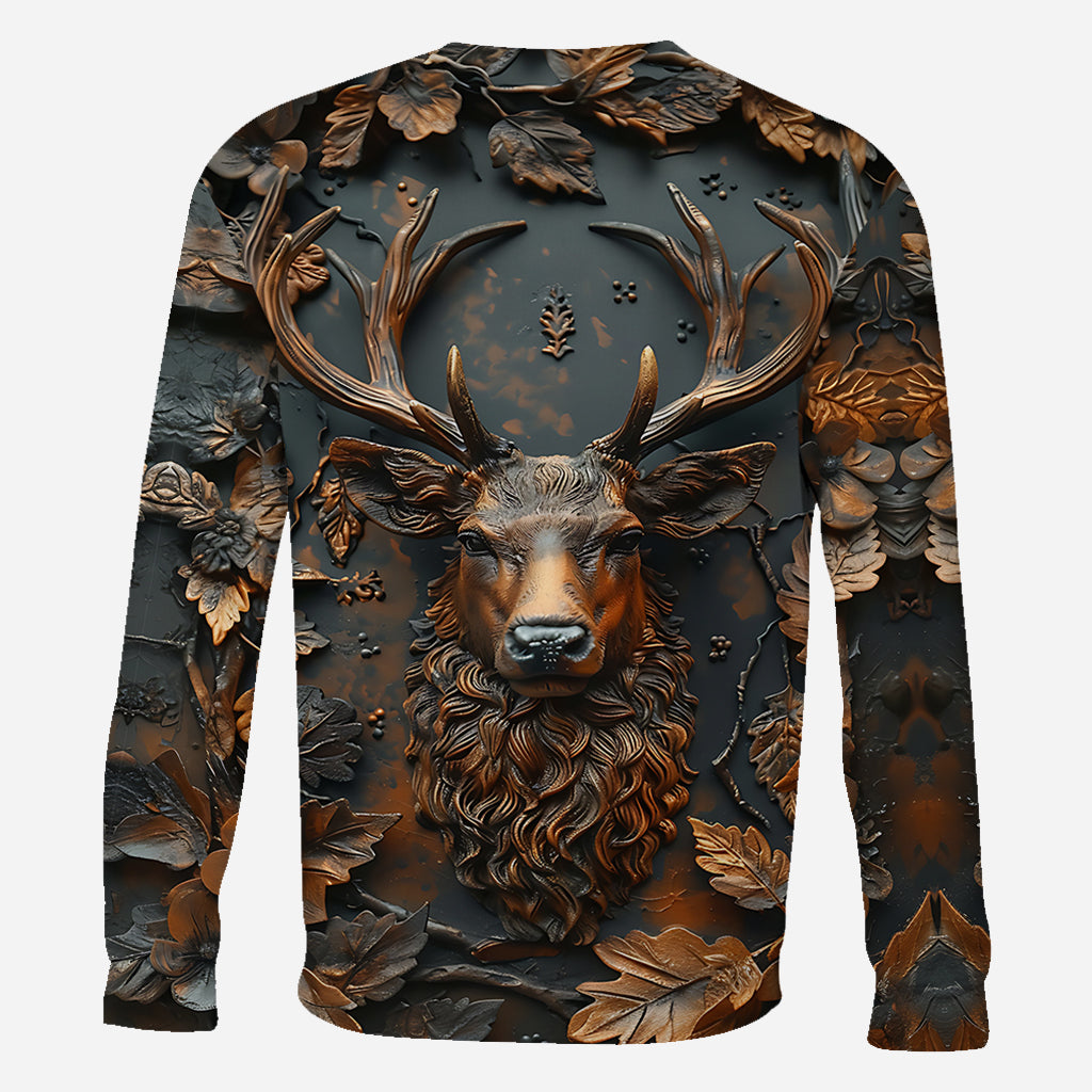 Cooles Hirsch-Shirt mit personalisiertem Jagdmotiv