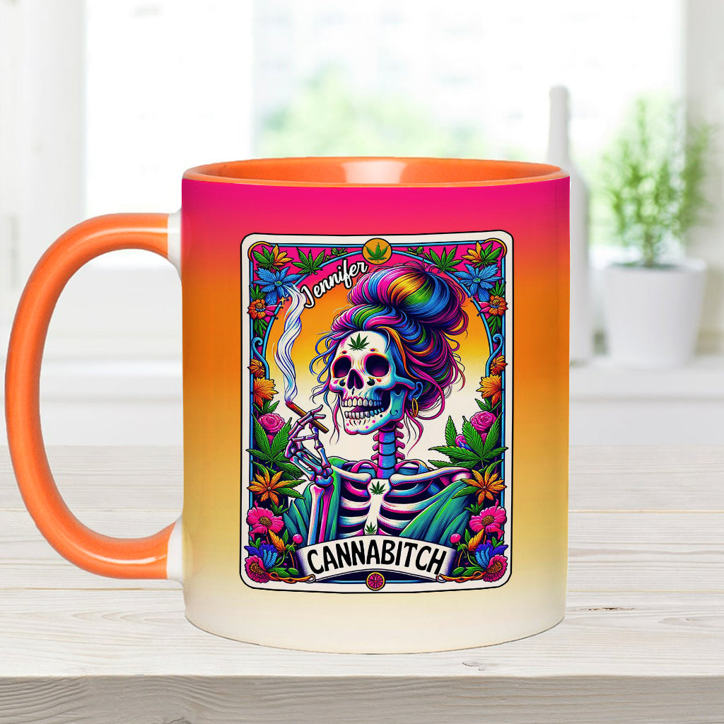 Cannab*tch - Personalized Weed Accent Mug