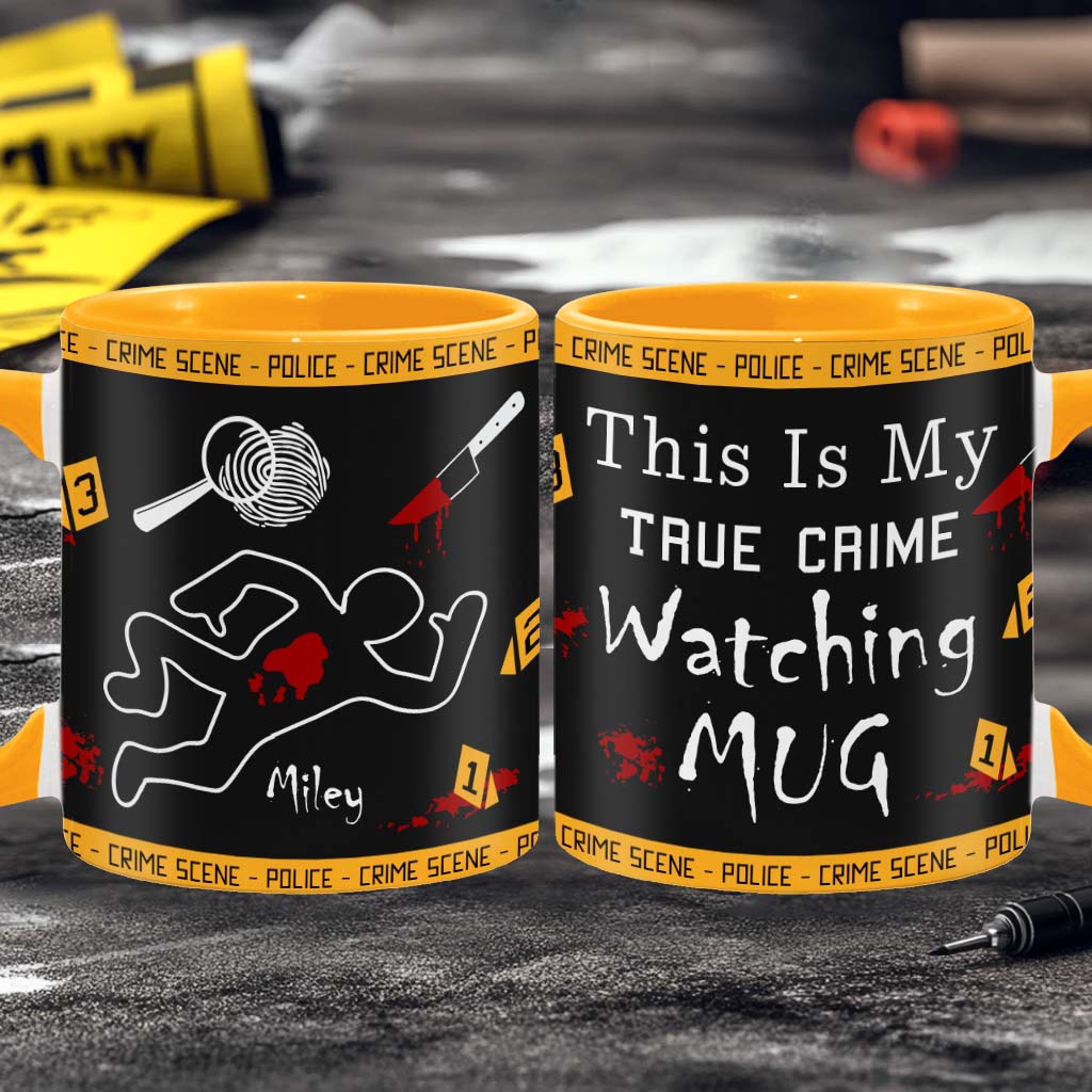 Das ist meine Tasse zum True-Crime-Schauen – personalisierte Tasse