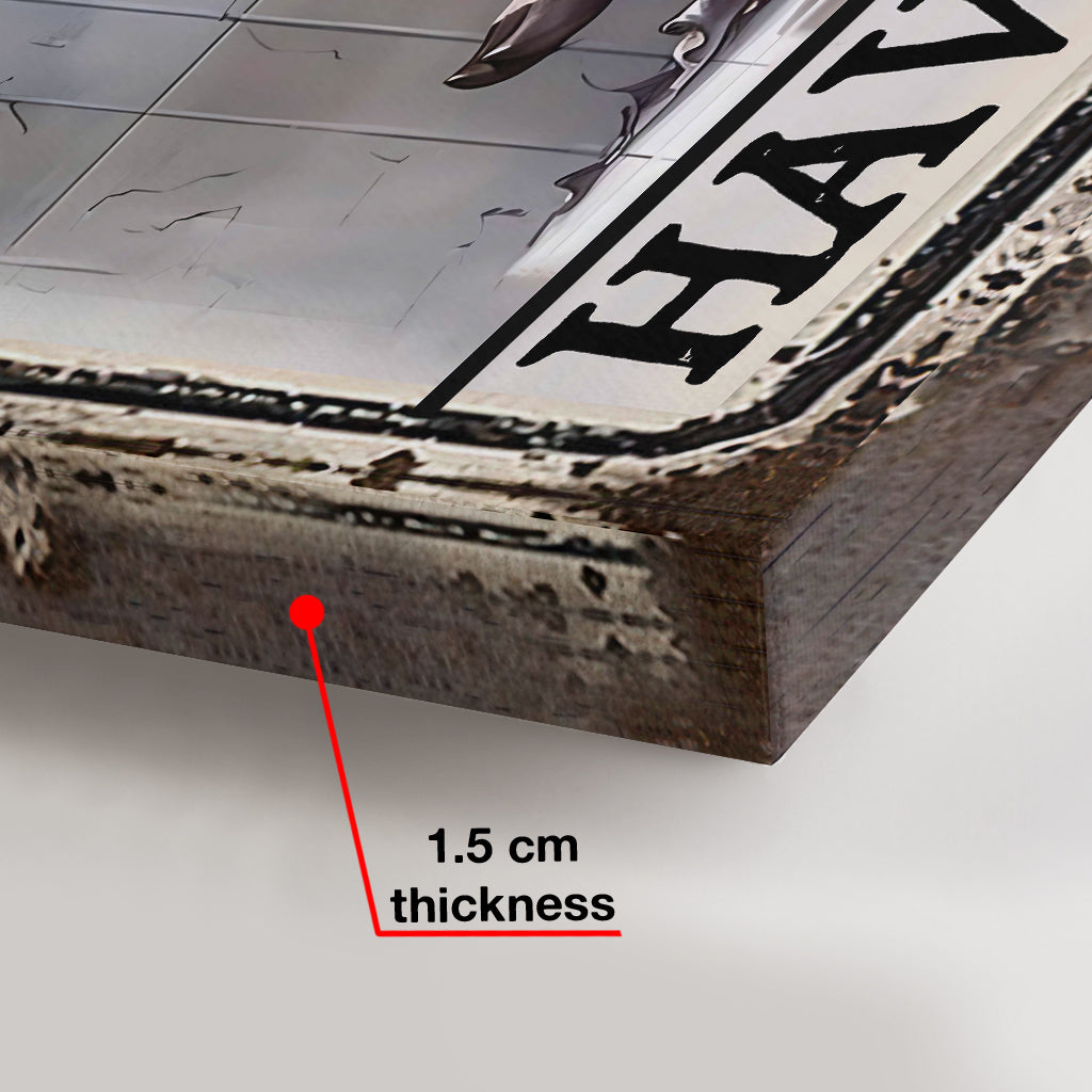 Setz dich hin – Jagd-Leinwand und Poster