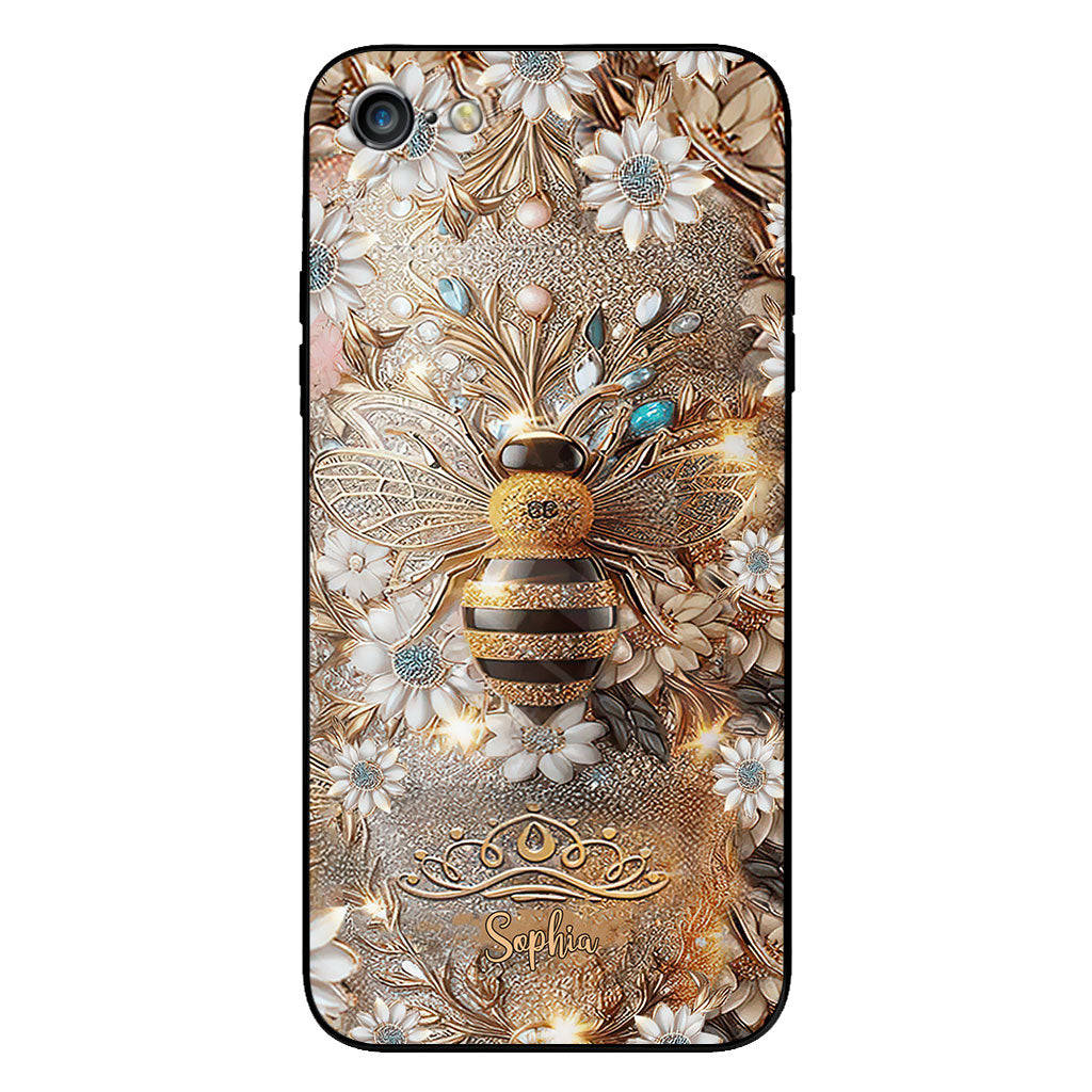Queen Bee - Personalized Bee Clear Phone Case