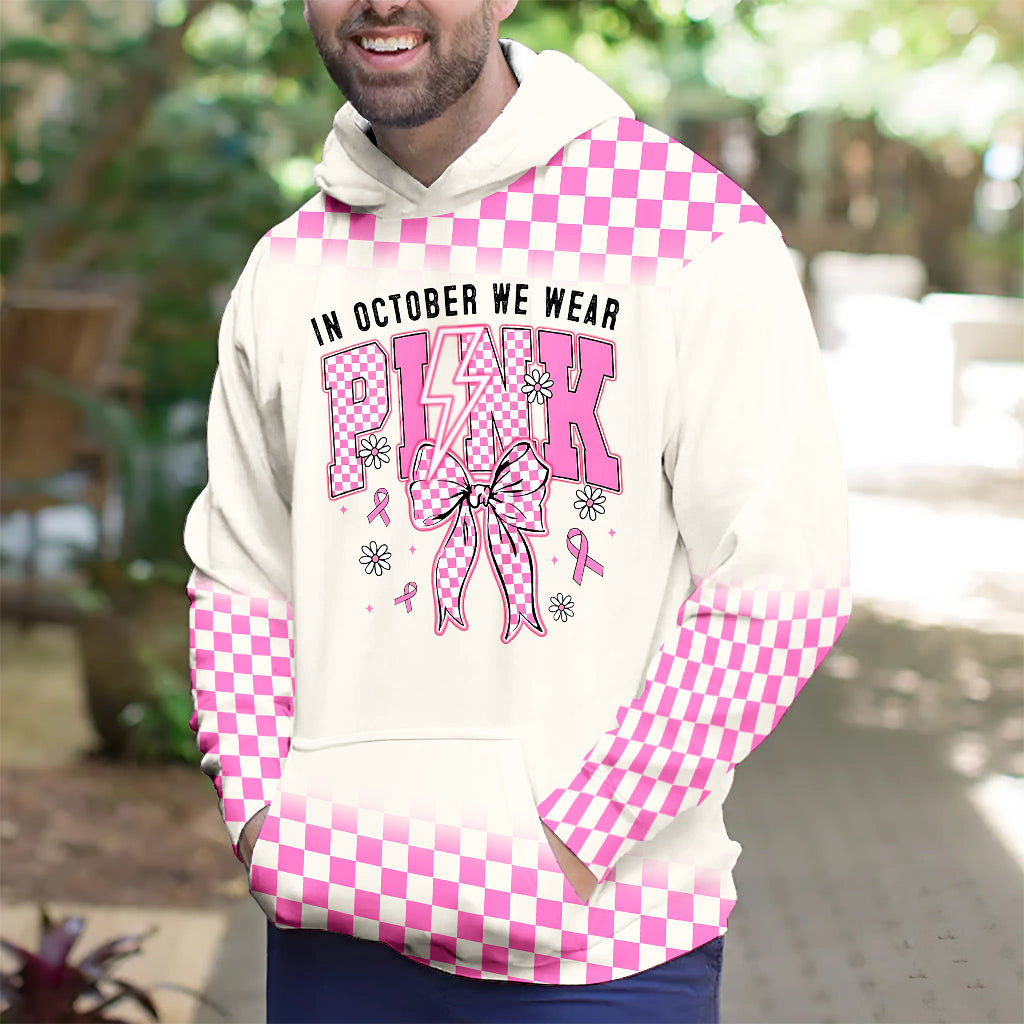 Im Oktober tragen wir Pink – personalisiertes T-Shirt zur Sensibilisierung für Brustkrebs