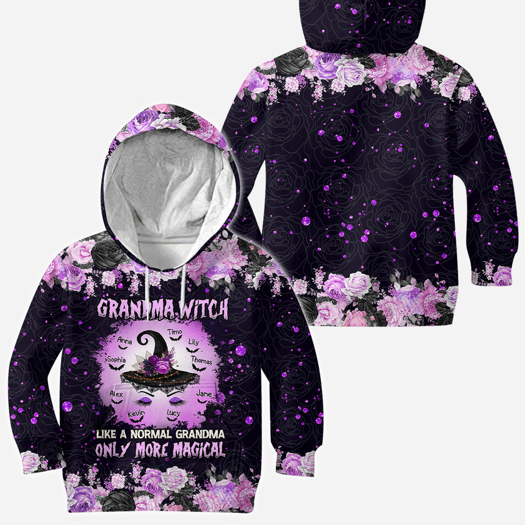 Oma Hexe - Personalisiertes Oma-Allover-Shirt