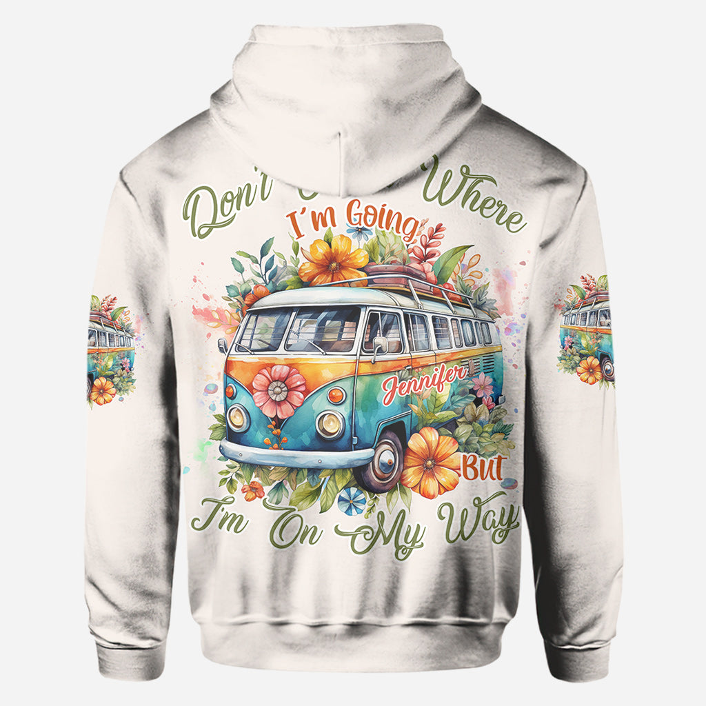 Unterwegs – Personalisiertes Hippie-Shirt